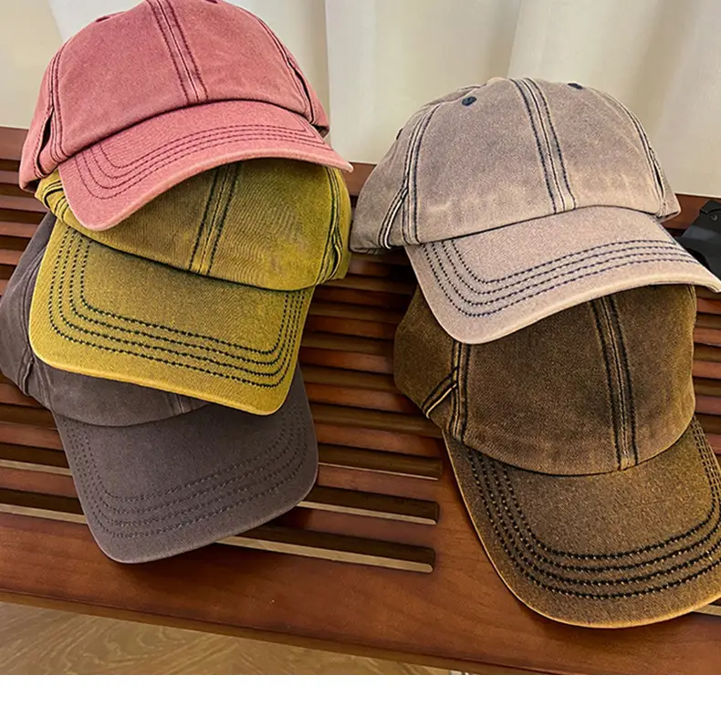 Women Vintage Denim Cap Sun Protection Summer — feature 10