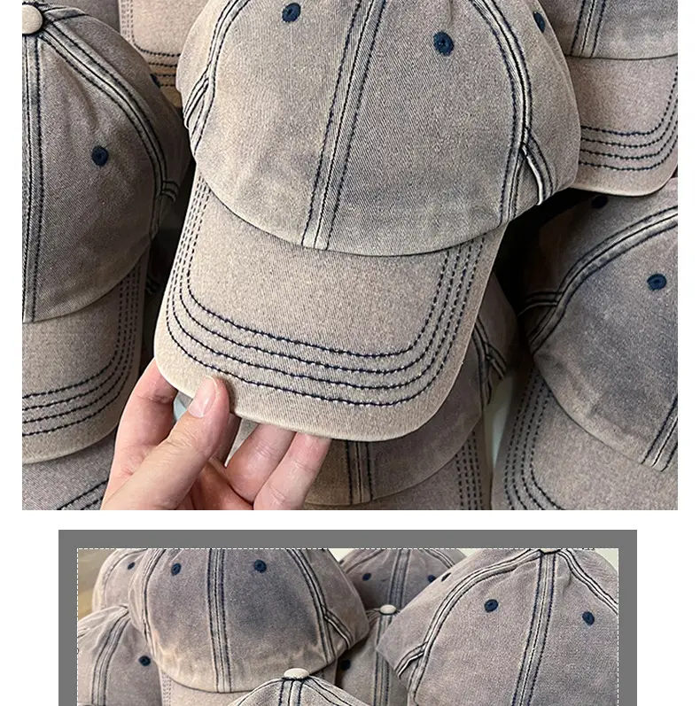 Women Vintage Denim Cap Sun Protection Summer — feature 4