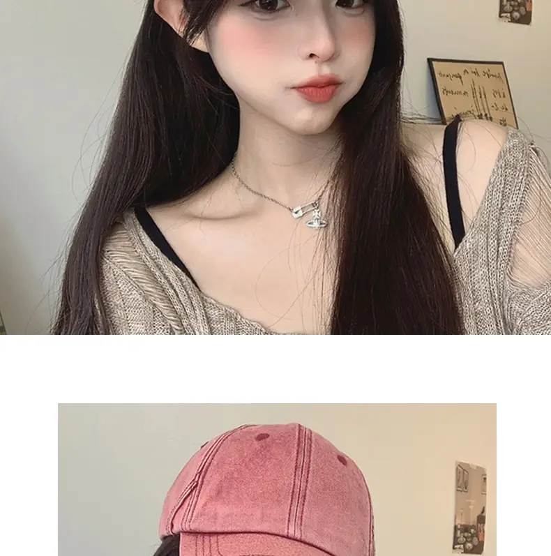 Women Vintage Denim Cap Sun Protection Summer — feature 6