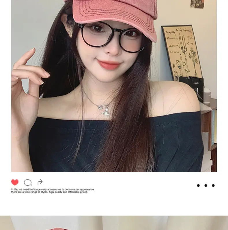 Women Vintage Denim Cap Sun Protection Summer — feature 9