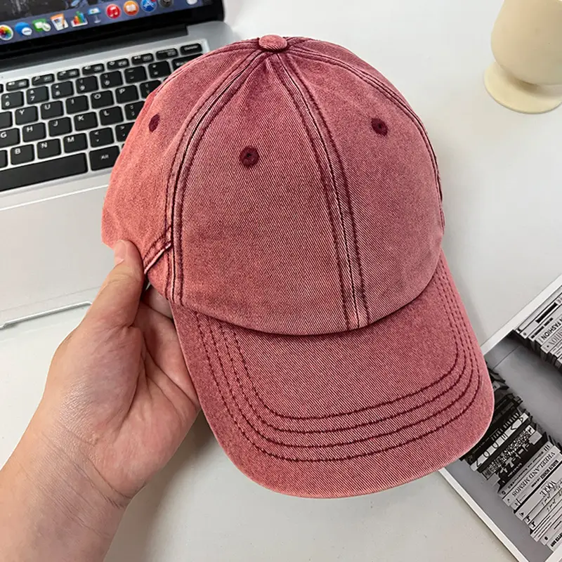 Women Vintage Denim Cap Sun Protection Summer