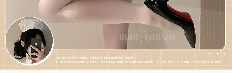 White Nurse Dress for Women with Belt & Button Collar — feature 6