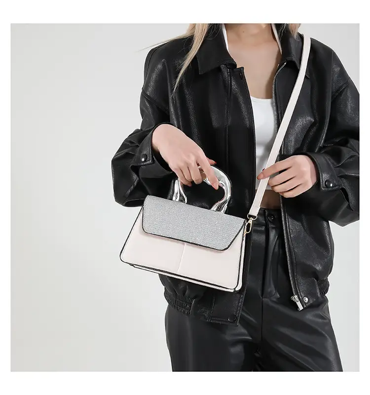 Textured Metal Shoulder Bag Women's 2025 Fashion — feature 17