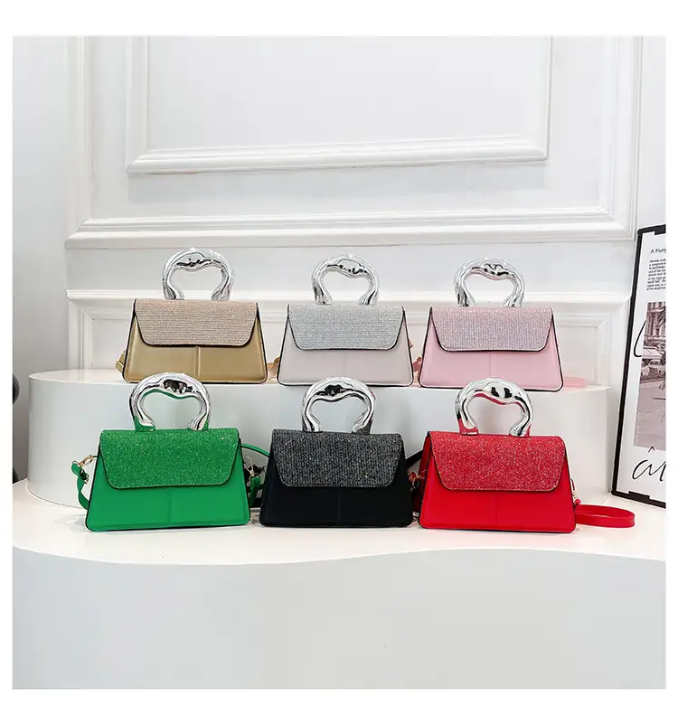 Textured Metal Shoulder Bag Women's 2025 Fashion — feature 27