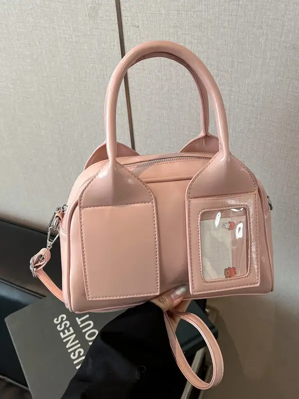 Pink Transparent Shoulder Bag 2026 New Spring
