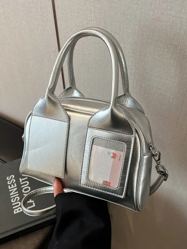 Pink Transparent Shoulder Bag 2026 New Spring