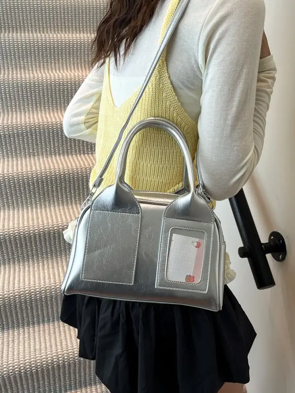 Pink Transparent Shoulder Bag 2026 New Spring