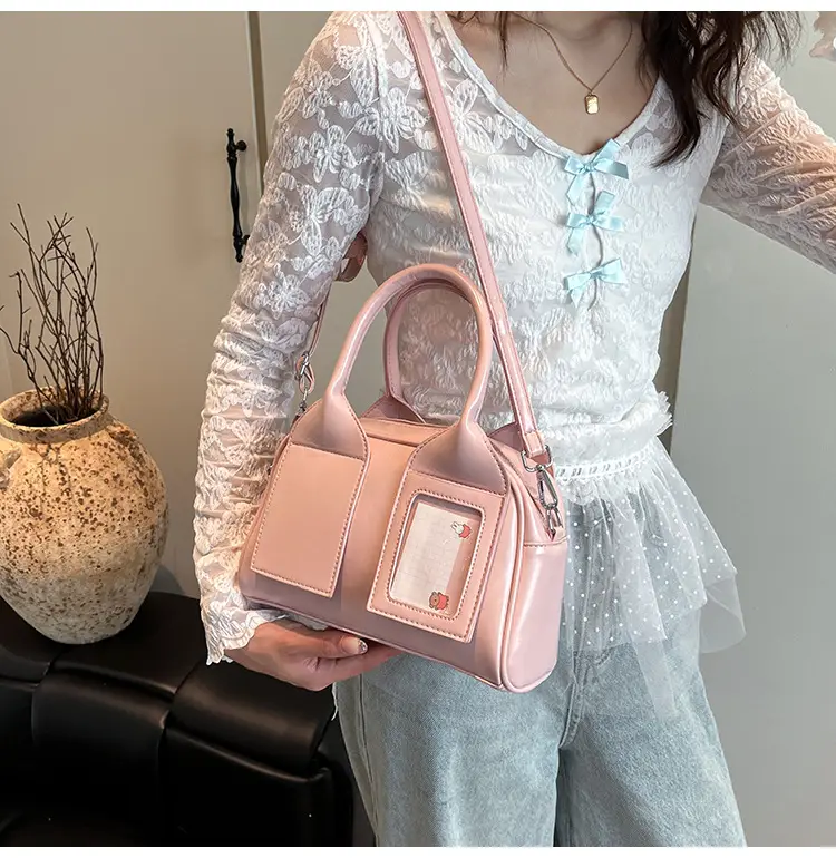 Pink Transparent Shoulder Bag 2026 New Spring — feature 10