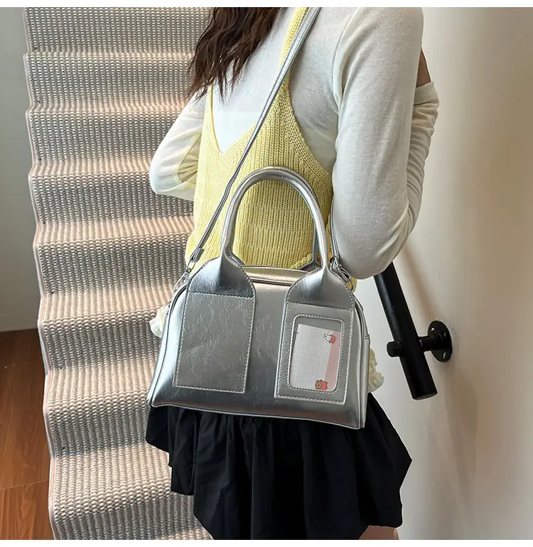 Pink Transparent Shoulder Bag 2026 New Spring — feature 14
