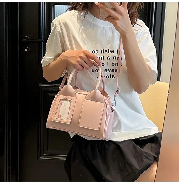 Pink Transparent Shoulder Bag 2026 New Spring — feature 7