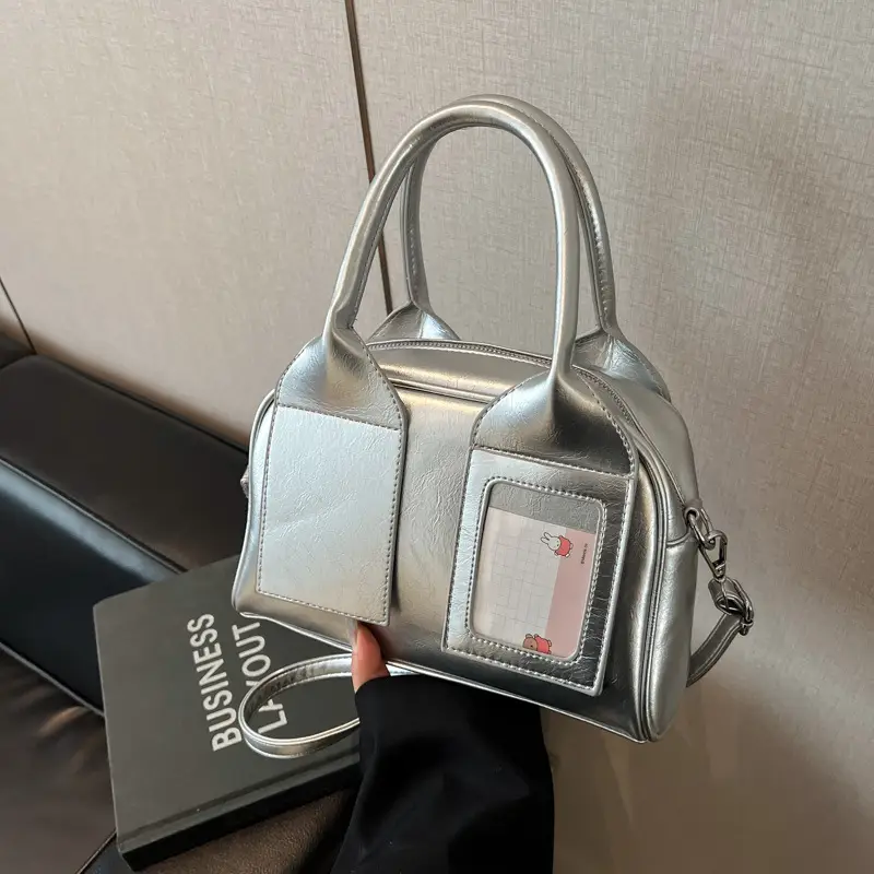 Pink Transparent Shoulder Bag 2026 New Spring