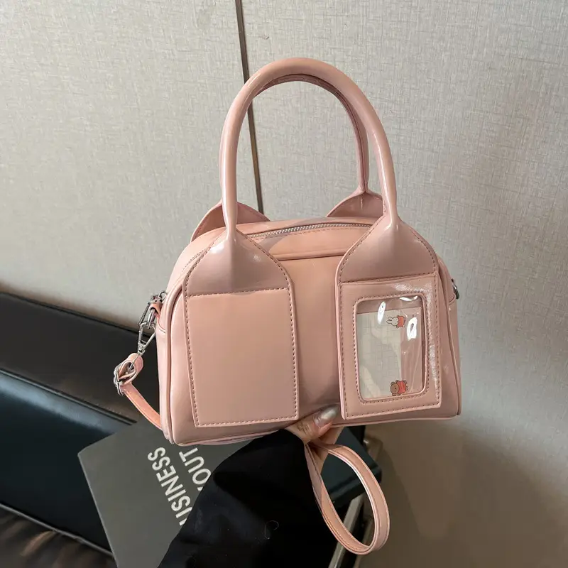Pink Transparent Shoulder Bag 2026 New Spring