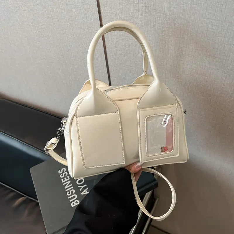 Pink Transparent Shoulder Bag 2026 New Spring