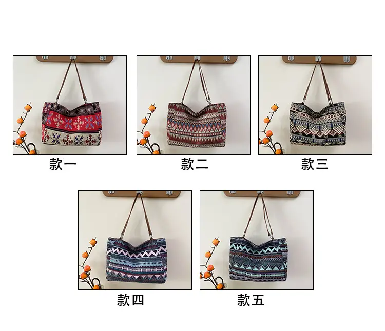 Ethnic Patterned Women's Shoulder Bag 2025 — feature 3