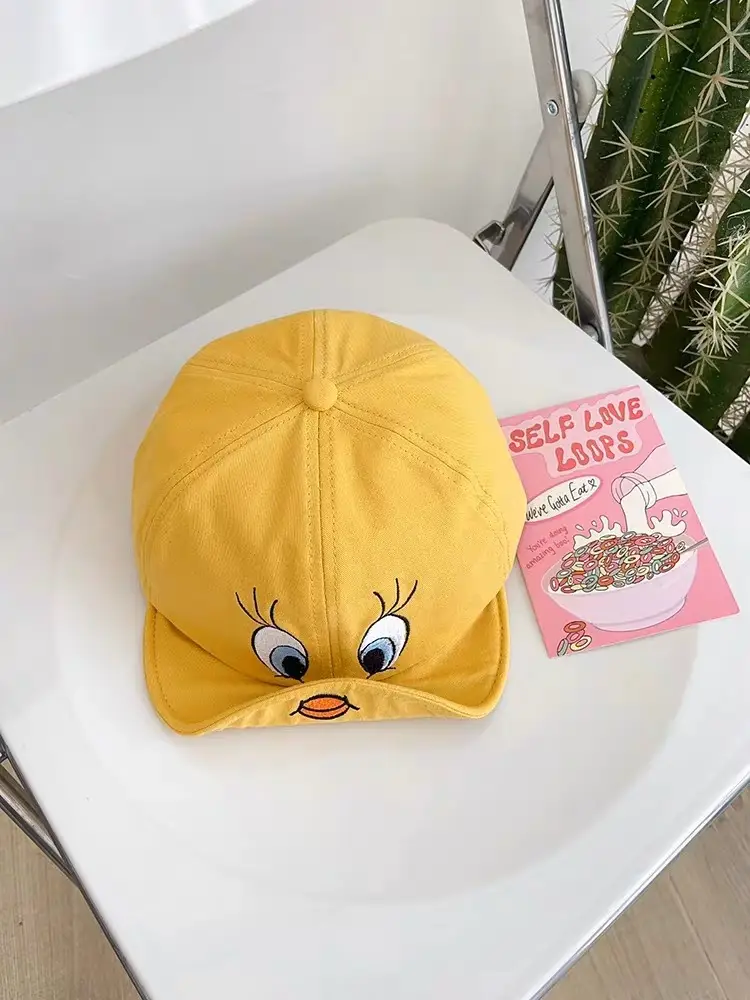 Yellow Duck Cap for Kids with Duck Design — feature 6