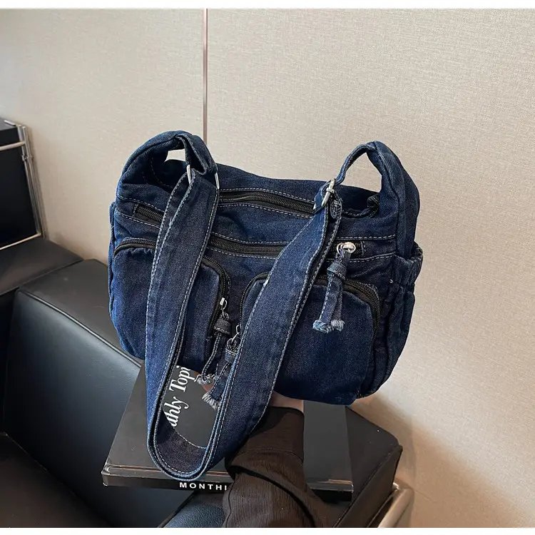 Denim Shoulder Crossbody Bag Women's 2025 Fashion - Image 2