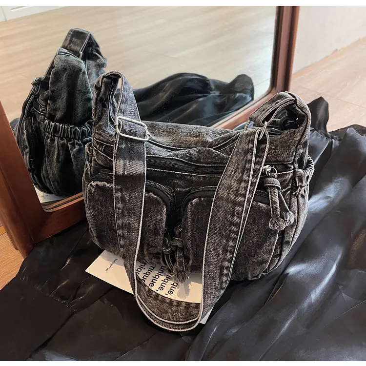 Denim Shoulder Crossbody Bag Women's 2025 Fashion - Image 3