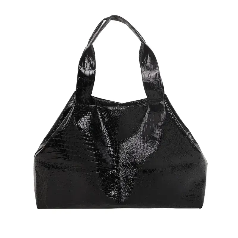 Gold Crocodile Texture Women's Tote Bag 2025 - Image 8