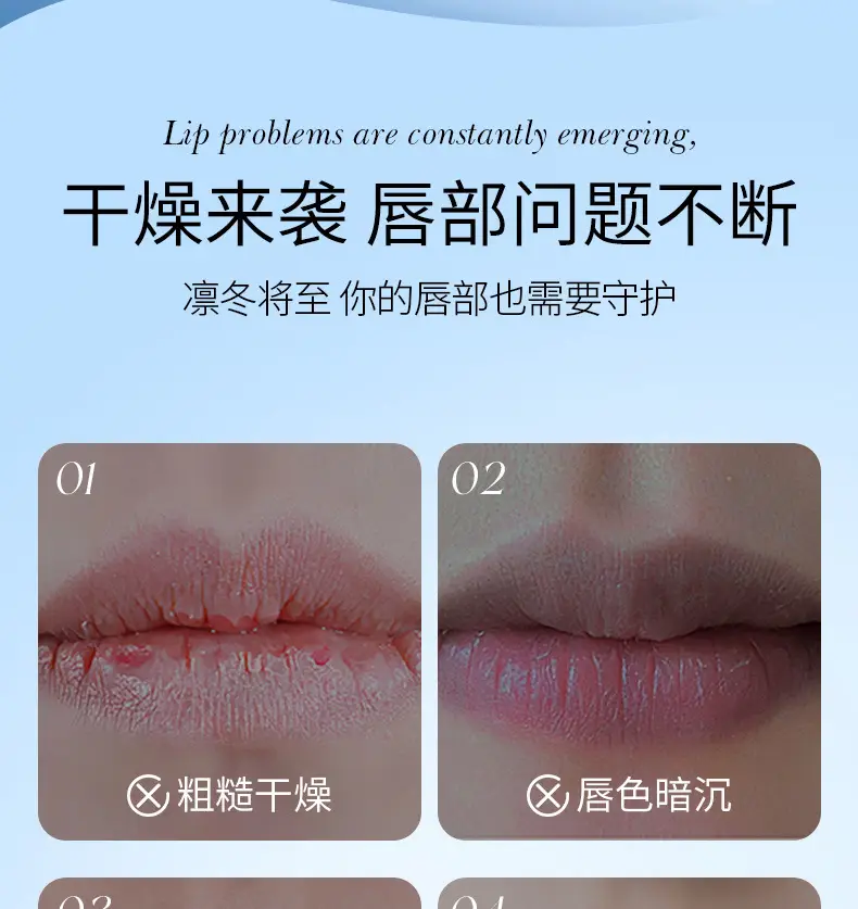 Boquan Ya Dream Blueberry Lip Mold Cream Desalination Hydrating Unisex — feature 5
