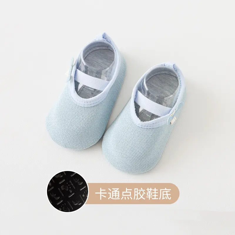 Spring and summer soft bottom baby shoes toddler shoes doll cartoon shoes 6-12 non-slip cloth bottom cloth front shoes floor shoes