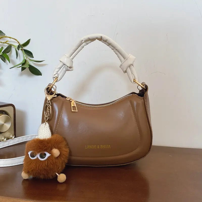 White Korean Style Shoulder Crossbody Bag for Women - Image 7