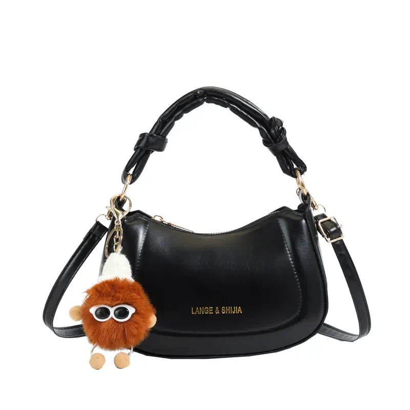 White Korean Style Shoulder Crossbody Bag for Women - Image 9