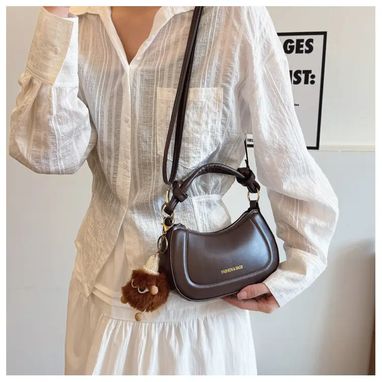White Korean Style Shoulder Crossbody Bag for Women — feature 12