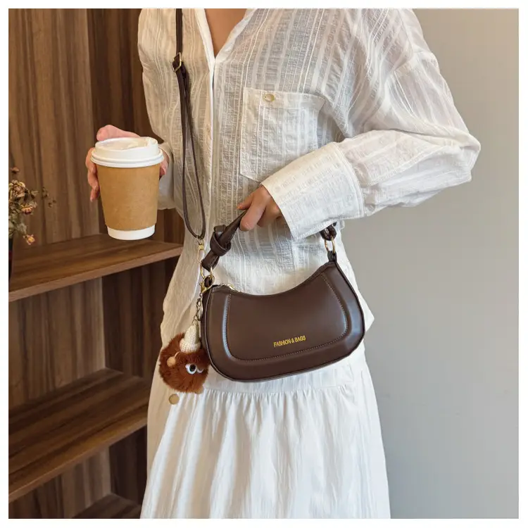 White Korean Style Shoulder Crossbody Bag for Women — feature 13