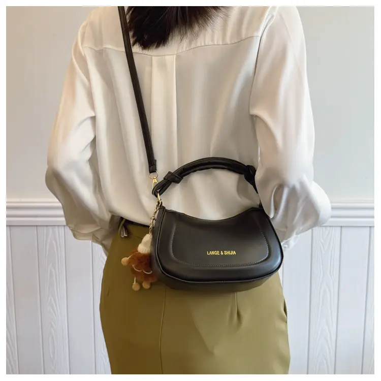 White Korean Style Shoulder Crossbody Bag for Women — feature 15