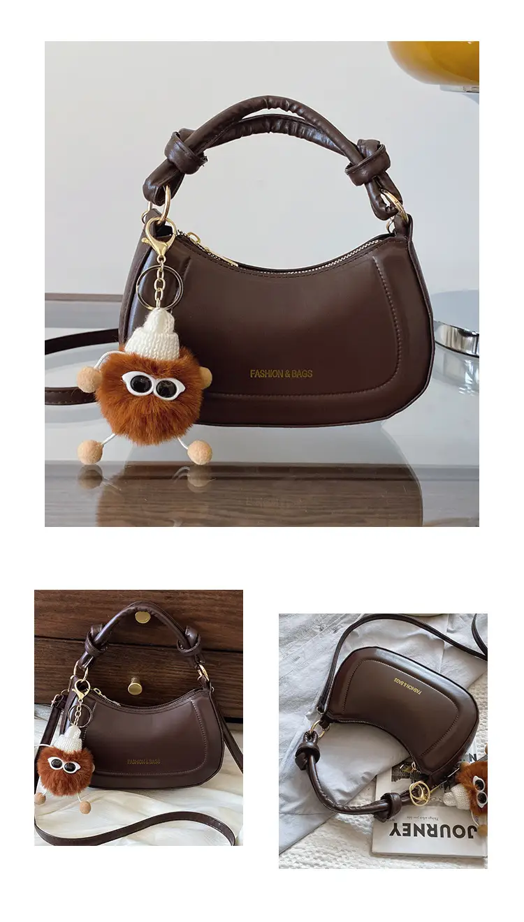 White Korean Style Shoulder Crossbody Bag for Women — feature 22