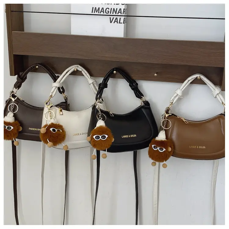 White Korean Style Shoulder Crossbody Bag for Women — feature 24