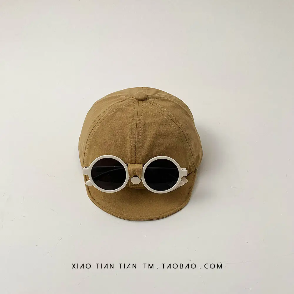 Green All-Glasses Baseball Cap for Boys Girls