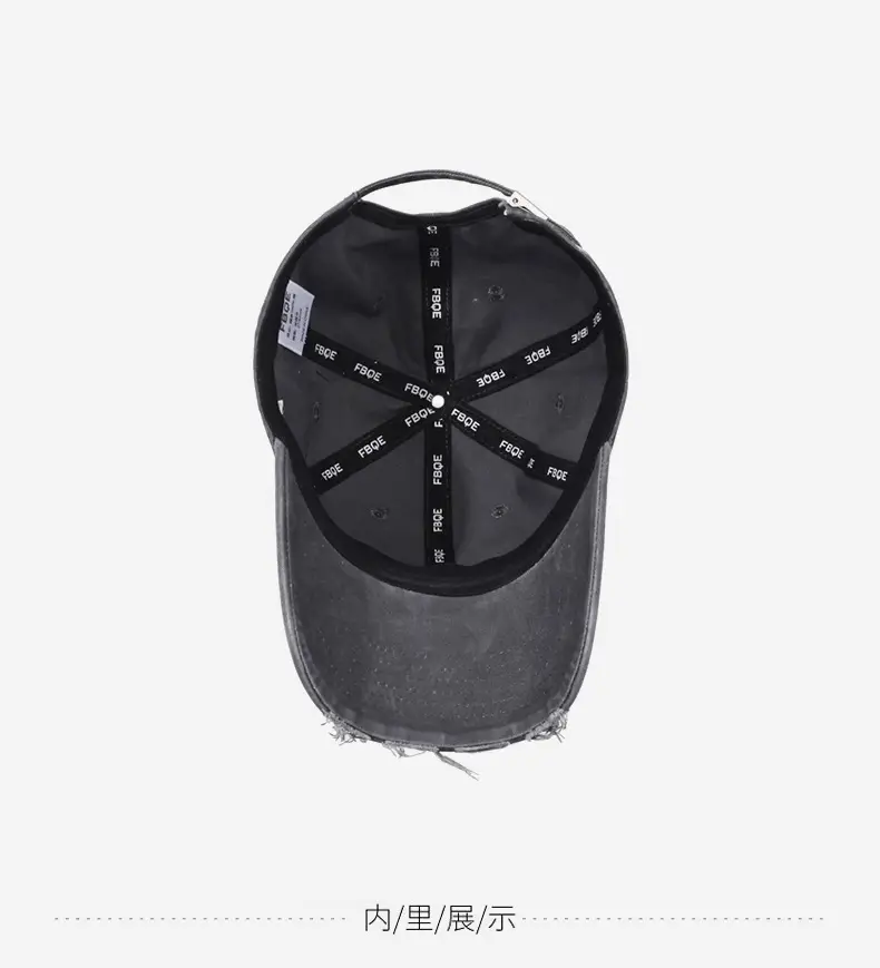 New Side Letter Embroidered Blue Baseball Cap for Men Women — feature 14