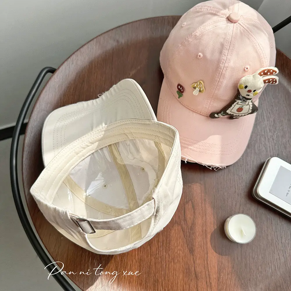 Girls Cartoon Bunny Sunscreen Cap 2025 Early Spring