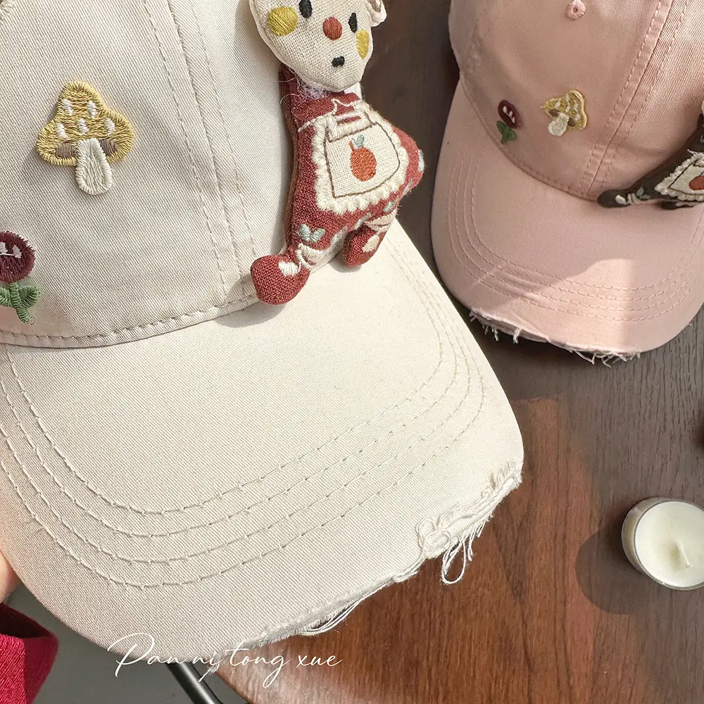 Girls Cartoon Bunny Sunscreen Cap 2025 Early Spring — feature 27