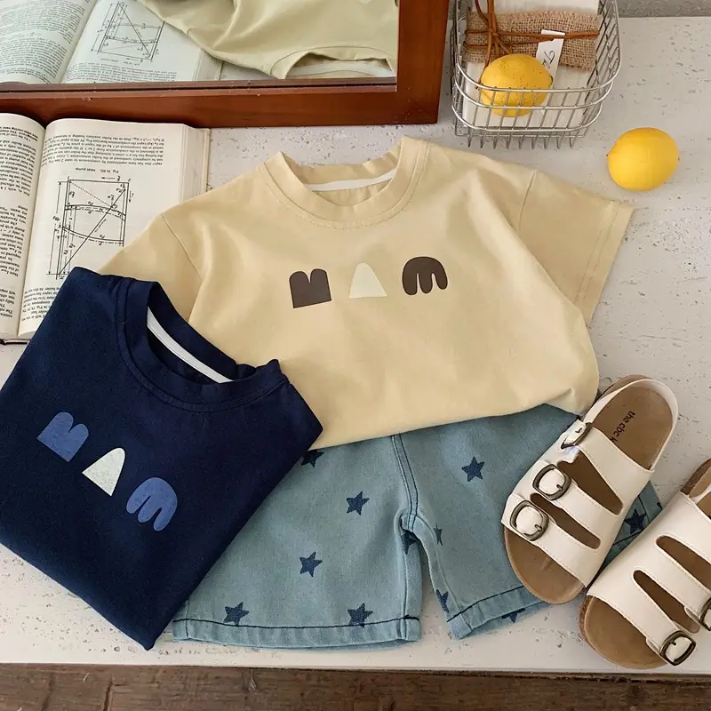 Boys Navy Cotton Short Sleeve T-Shirt 2025 - Image 3