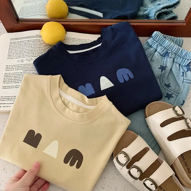 Boys Navy Cotton Short Sleeve T-Shirt 2025 - Image 4