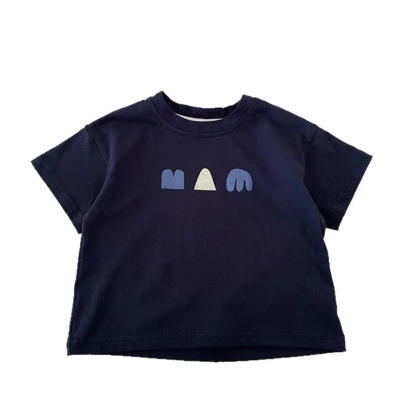 Boys Navy Cotton Short Sleeve T-Shirt 2025 - Image 5