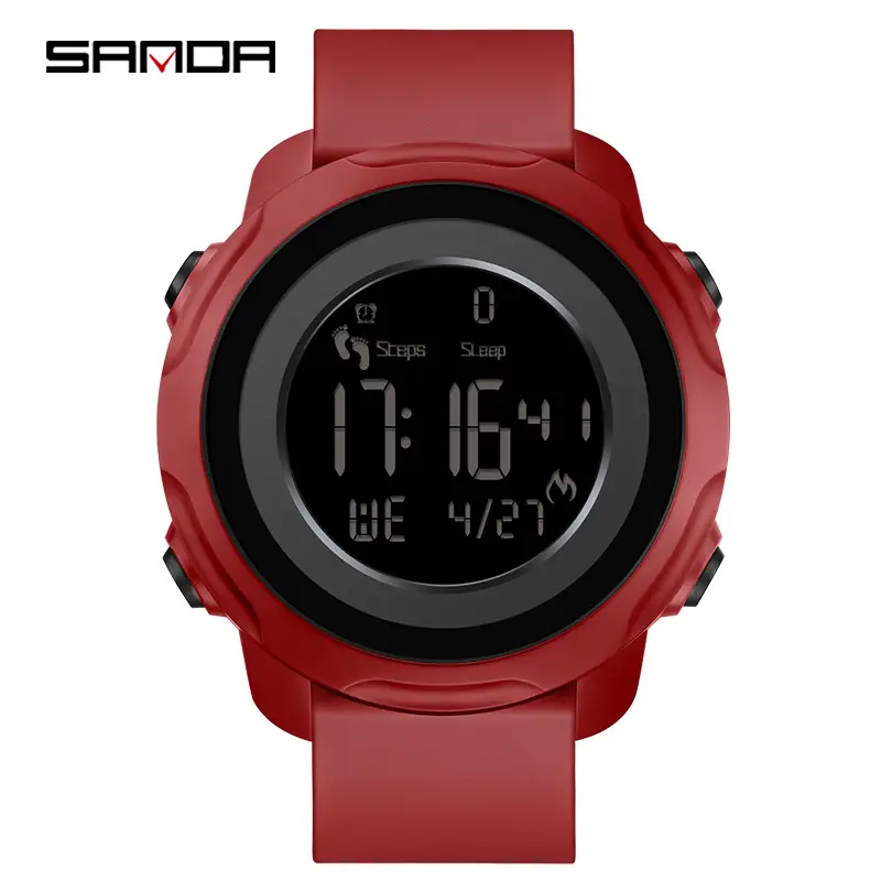 Sanda Digital Sports Watch with Pedometer & Calorie Counter - Image 2