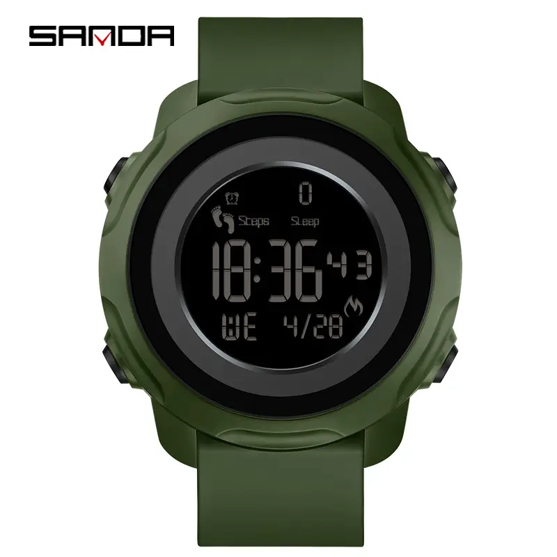 Sanda Digital Sports Watch with Pedometer & Calorie Counter - Image 4