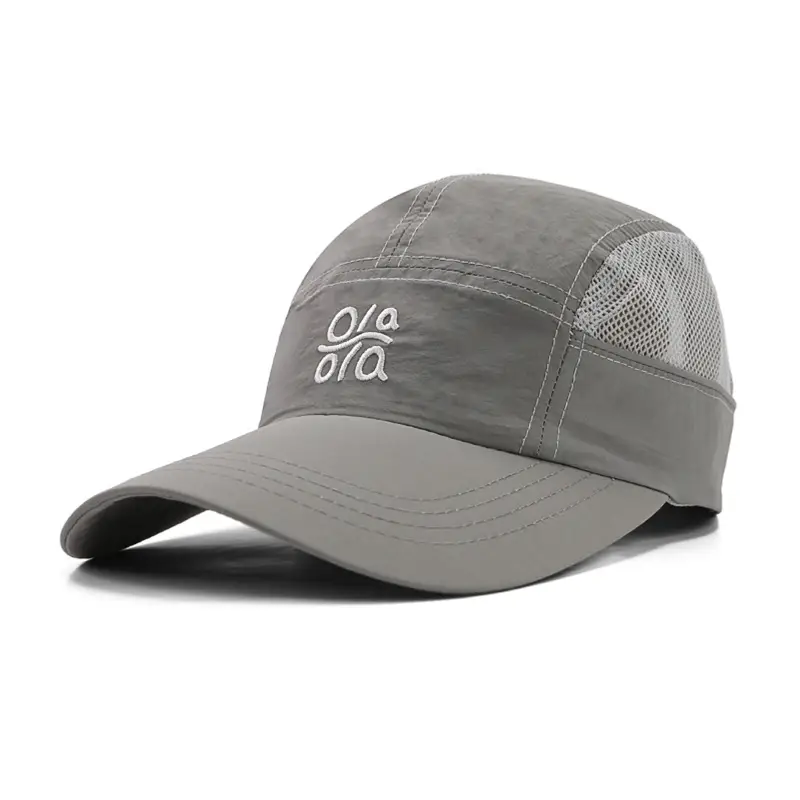 Black Mesh Baseball Cap with "Ola Ola" Logo - Image 4