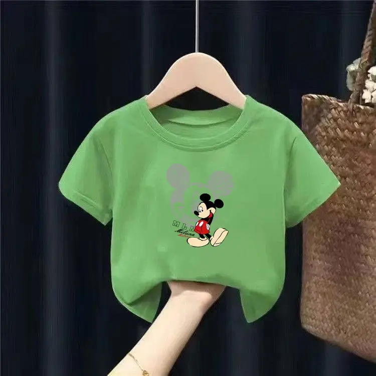 Minnie Mouse Graphic Cotton T-Shirt Black Kids Girls — feature 7