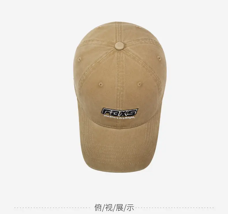 Washed Baseball Cap Women Small Retro Grey — feature 13