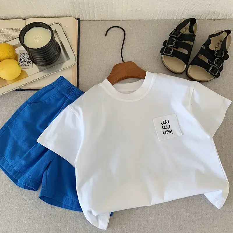 Japanese Style Kids T-Shirt White 2025 Summer — feature 6