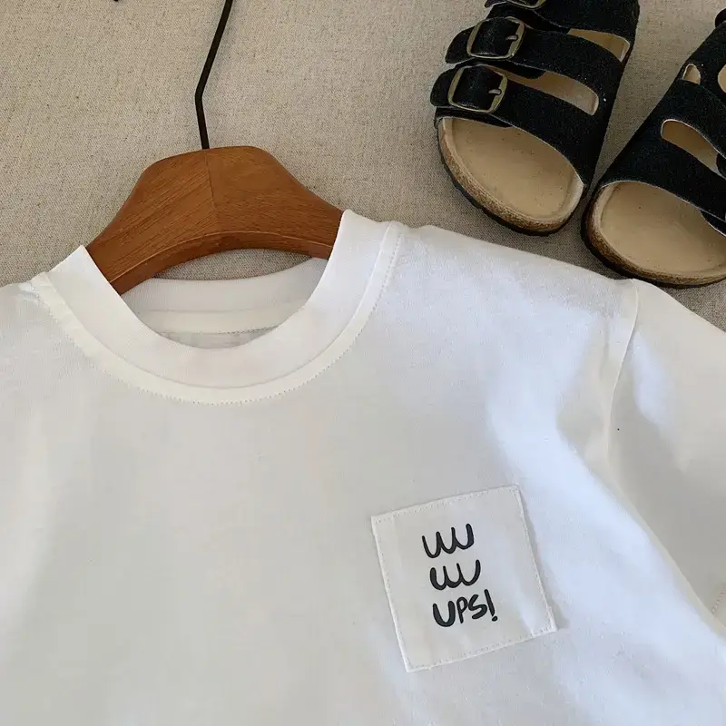 Japanese Style Kids T-Shirt White 2025 Summer — feature 7
