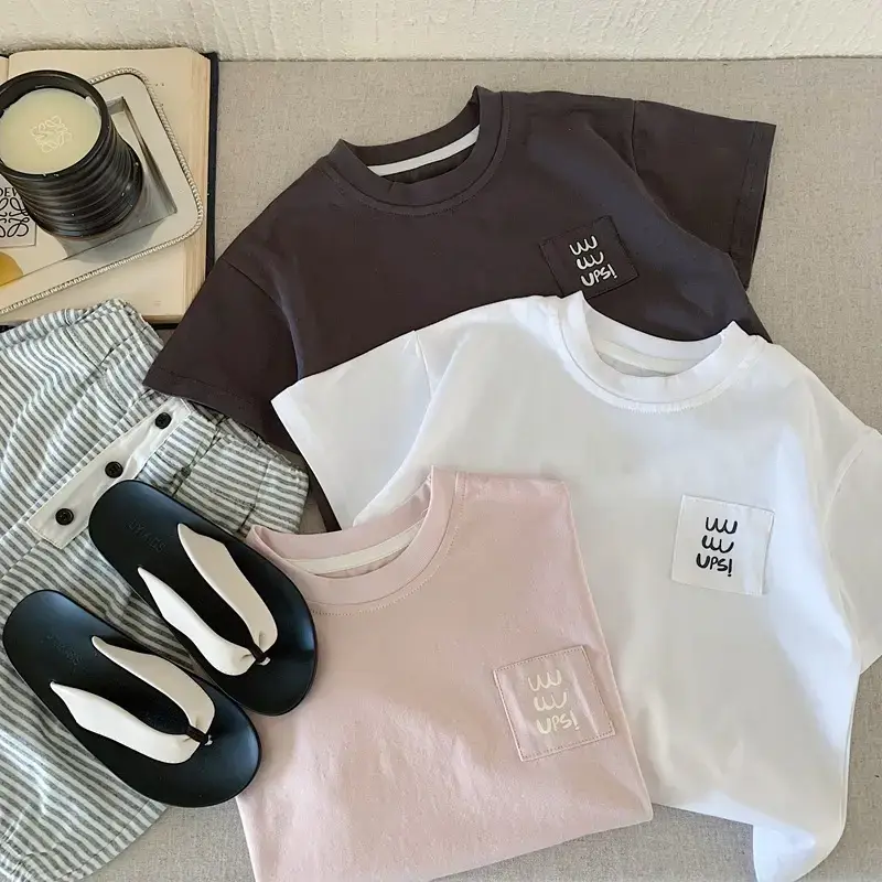 Japanese Style Kids T-Shirt White 2025 Summer — feature 9