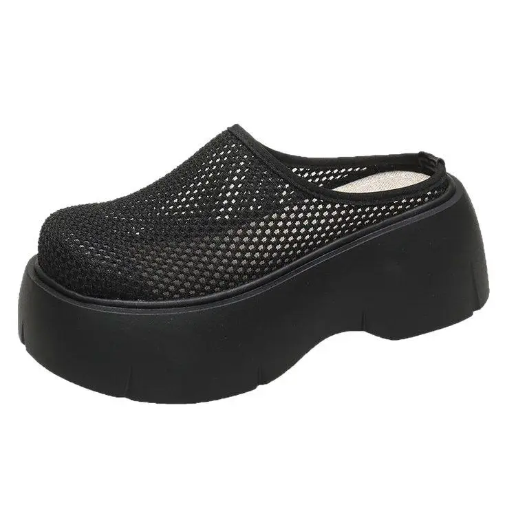 Women's White Mesh Hole Slippers Summer - Image 7