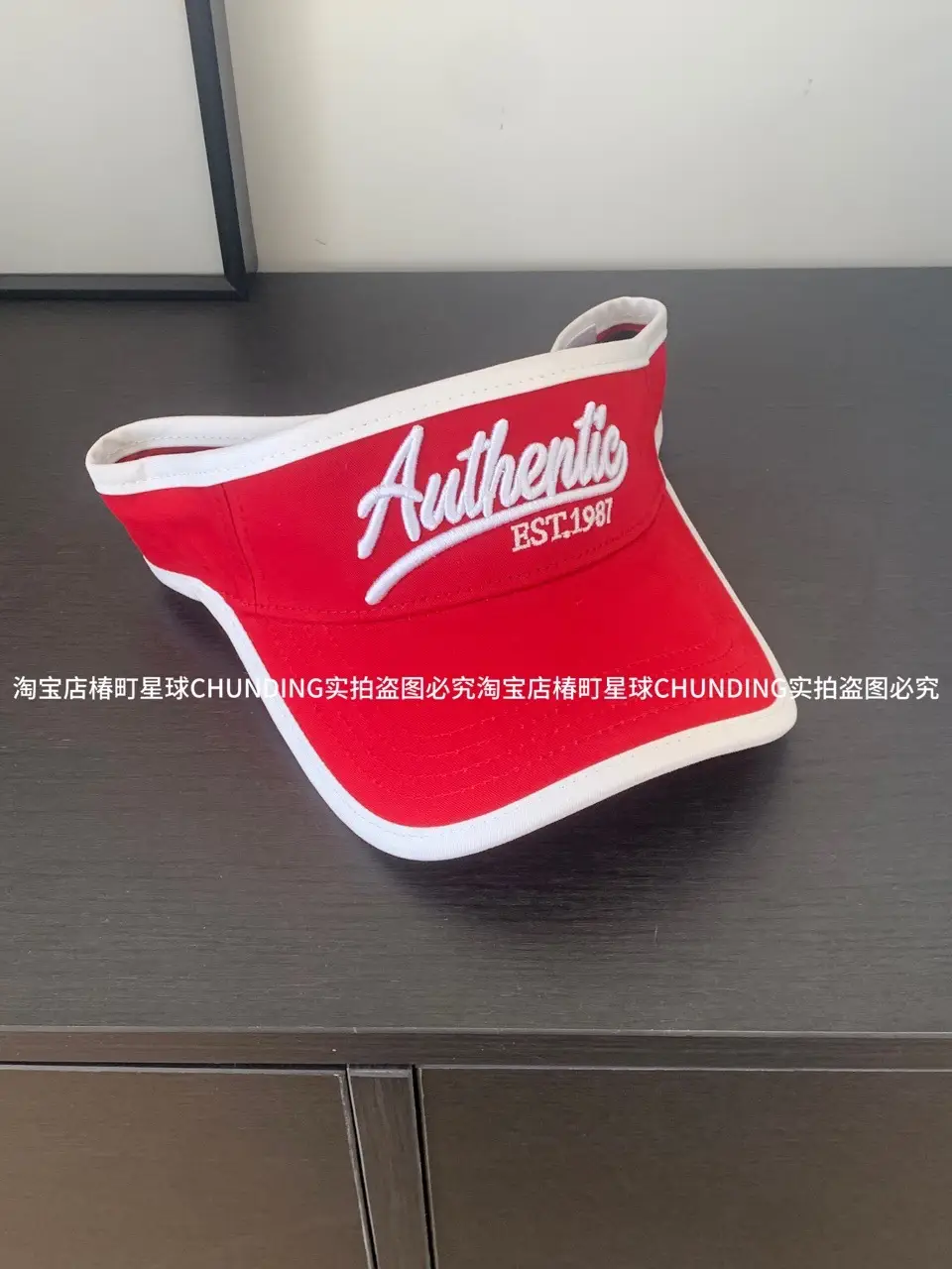 Summer Sunshade Cap Red for Outdoor Travel — feature 12