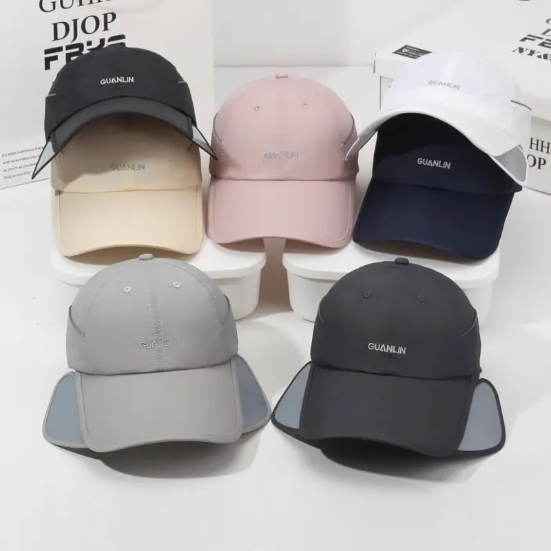 Men's Black Eco-Friendly Duck Tissue Sun Hat - Image 10