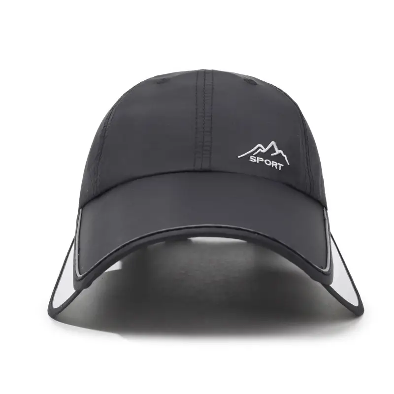 Men's Black Eco-Friendly Duck Tissue Sun Hat - Image 11